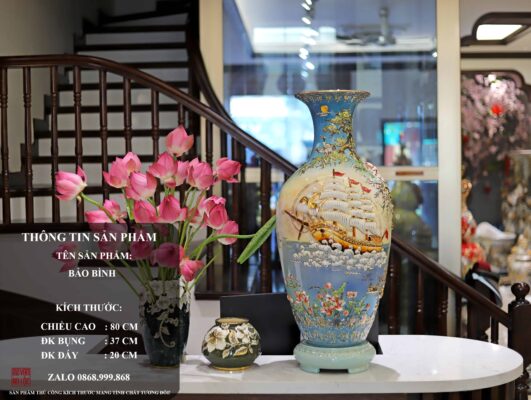 BẢO BÌNH THUẬN BUỒM H84 VÂN MÂY XANH