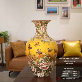 BẢO BÌNH NGÀN HOA MEN VÂN MÂY