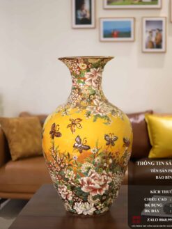 BẢO BÌNH NGÀN HOA MEN VÂN MÂY