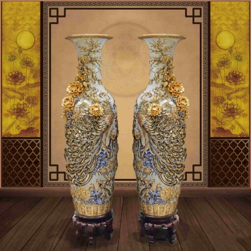 LỘC BÌNH PHÚ QUÝ TRƯỜNG XUÂN MEN RẠN VẼ VÀNG