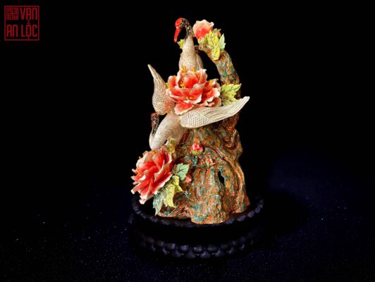 Decor Hạc Mẫu Đơn