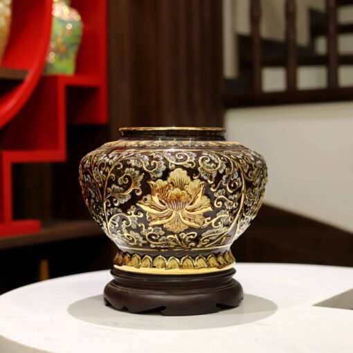 THẠP HOA DÂY H20 VẼ VÀNG CAO CẤP - CẮM HOA, TRANG TRÍ - Image 6