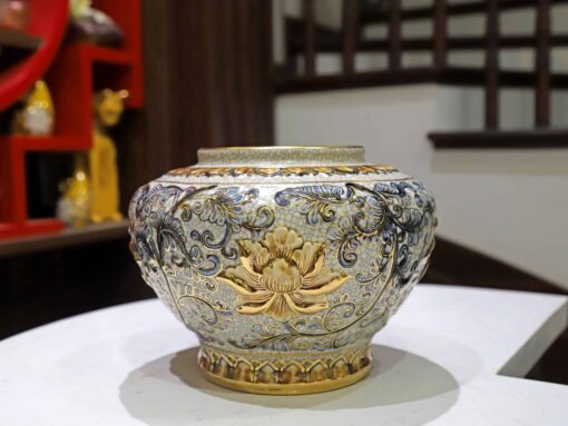 THẠP HOA DÂY H20 VẼ VÀNG CAO CẤP - CẮM HOA, TRANG TRÍ - Image 2
