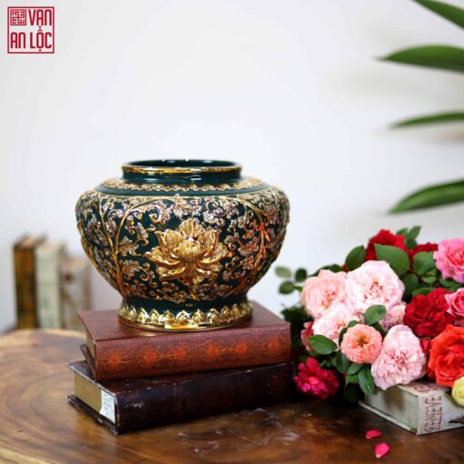 THẠP HOA DÂY H20 VẼ VÀNG CAO CẤP - CẮM HOA, TRANG TRÍ - Image 7