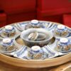 BỘ ĐỒ ĂN HOA MẶT TRỜI MEN RẠN