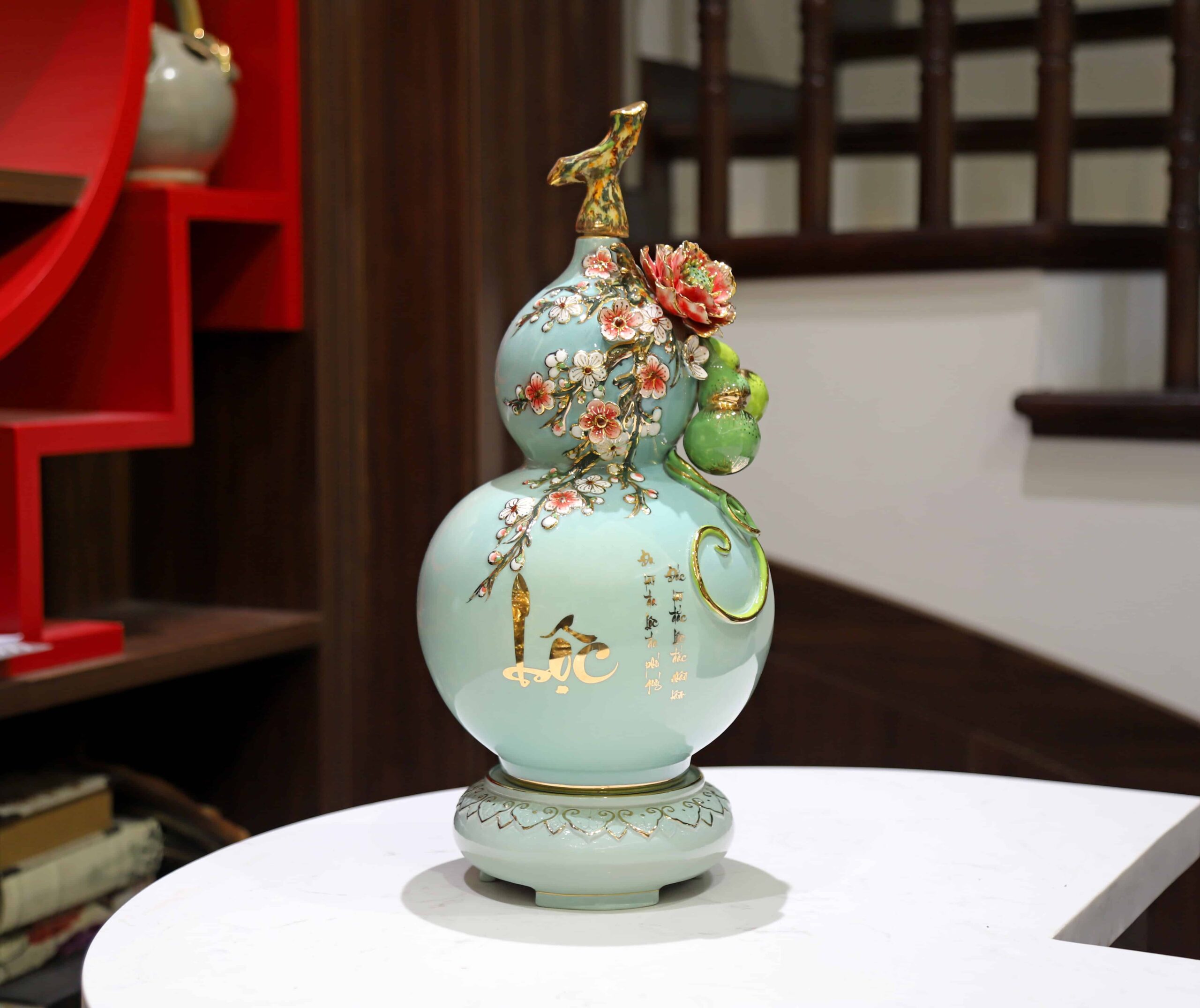 HỒ LÔ TÀI LỘC MINI VẼ VÀNG