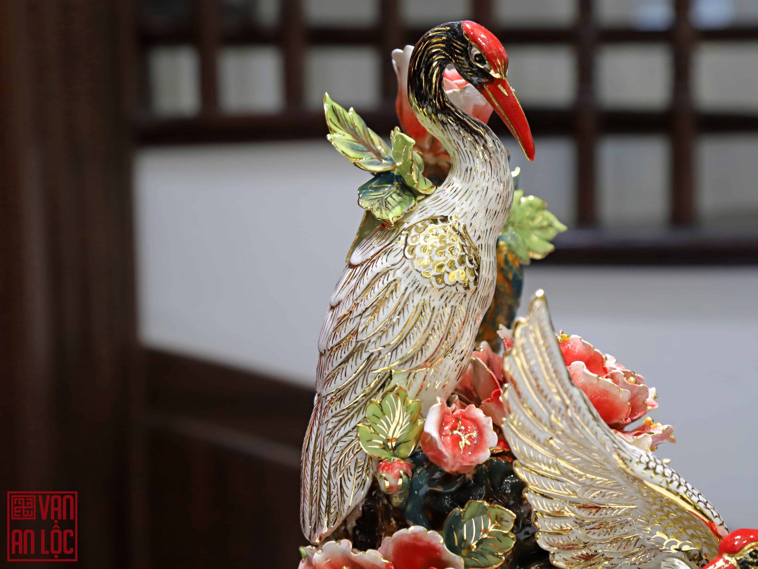 DECOR TÙNG HẠC DIÊN NIÊN VẼ VÀNG - Image 3