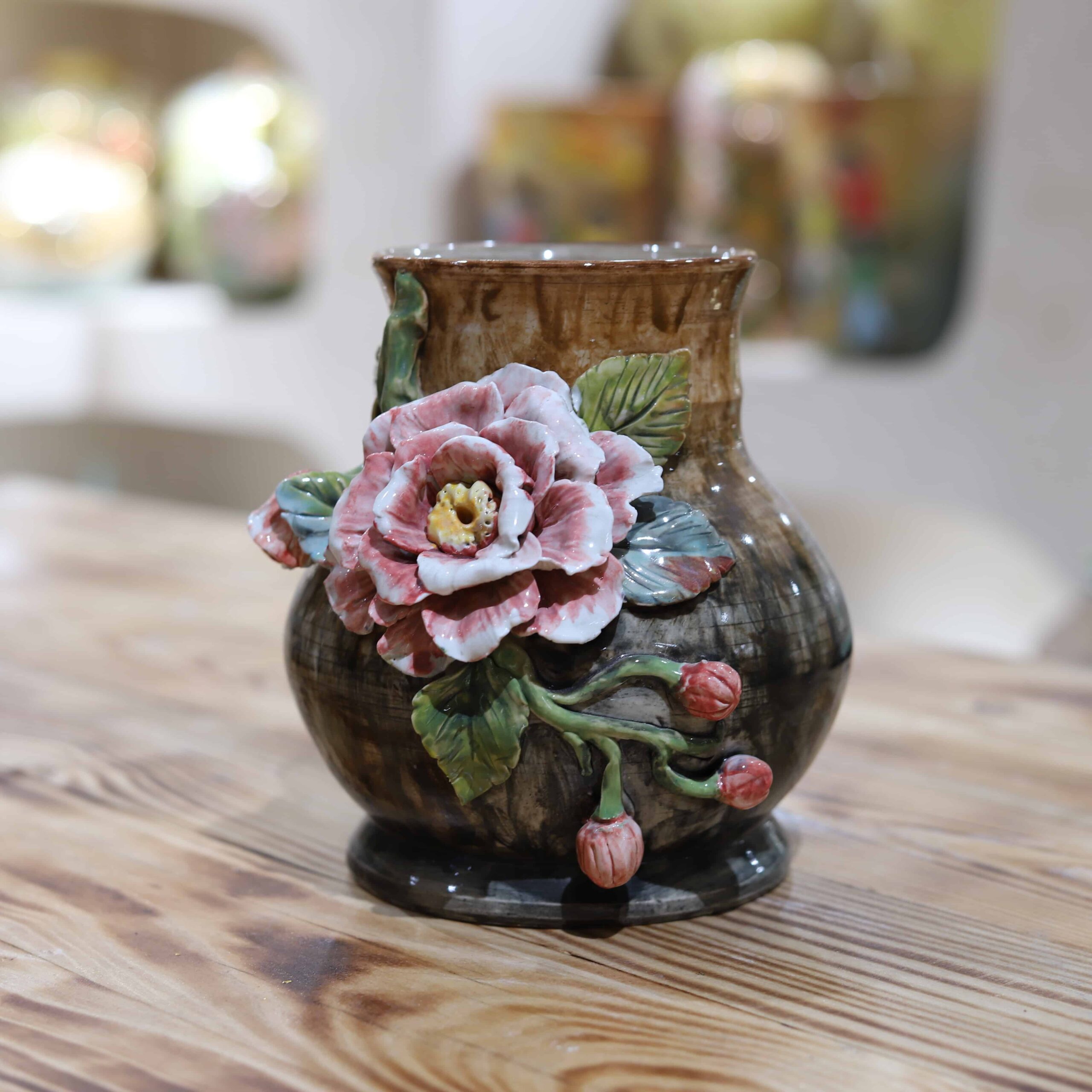 BÌNH HOA VUỐT TAY NGHỆ THUẬT BÁT TRÀNG - Image 12