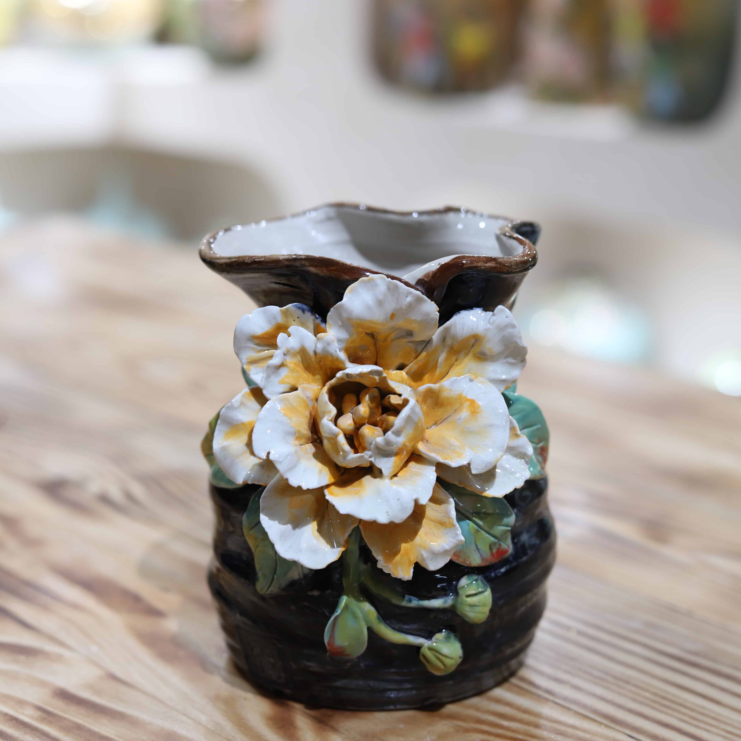 BÌNH HOA VUỐT TAY NGHỆ THUẬT BÁT TRÀNG - Image 9